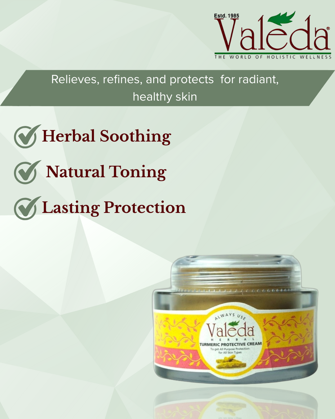 VALEDA HERBAL TURMERIC PROTECTIVE CREAM