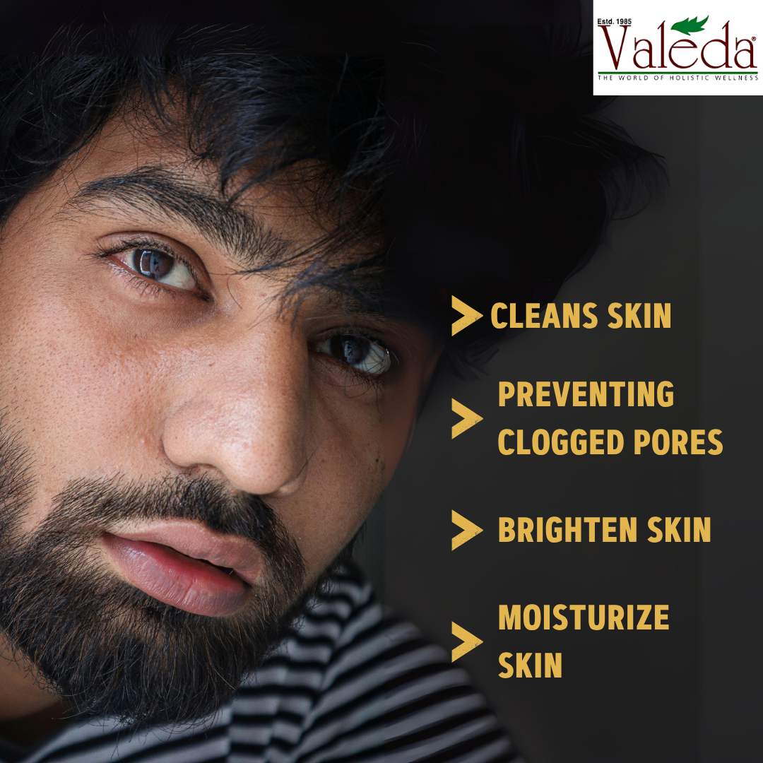 Valeda Neem Instant Skin Conditioner - All in one skin care, SLES, SLS & Paraben Free, Soap Free 100% Vegan for men