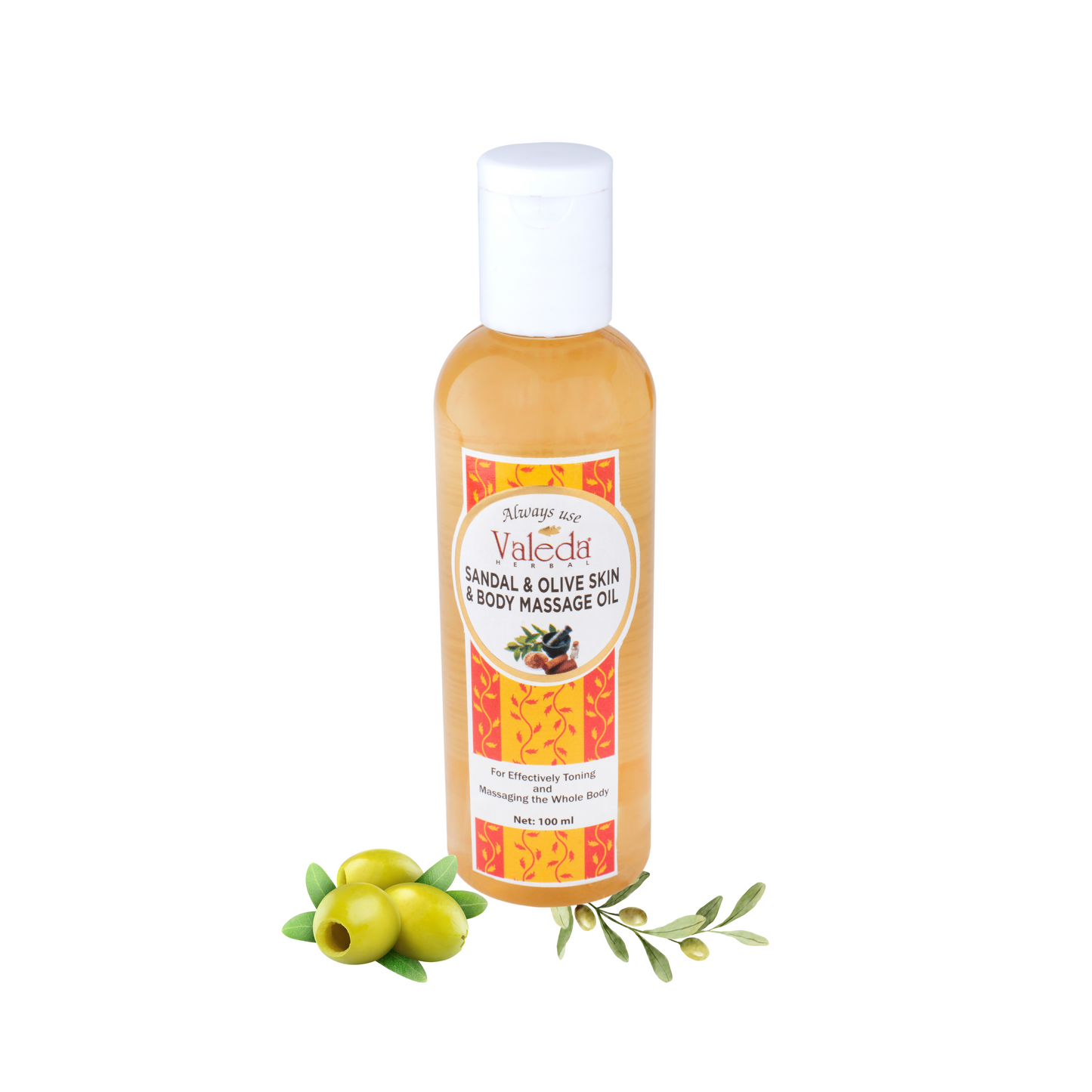 VALEDA HERBAL OLIVE & SANDAL BABY MASSAGE OIL