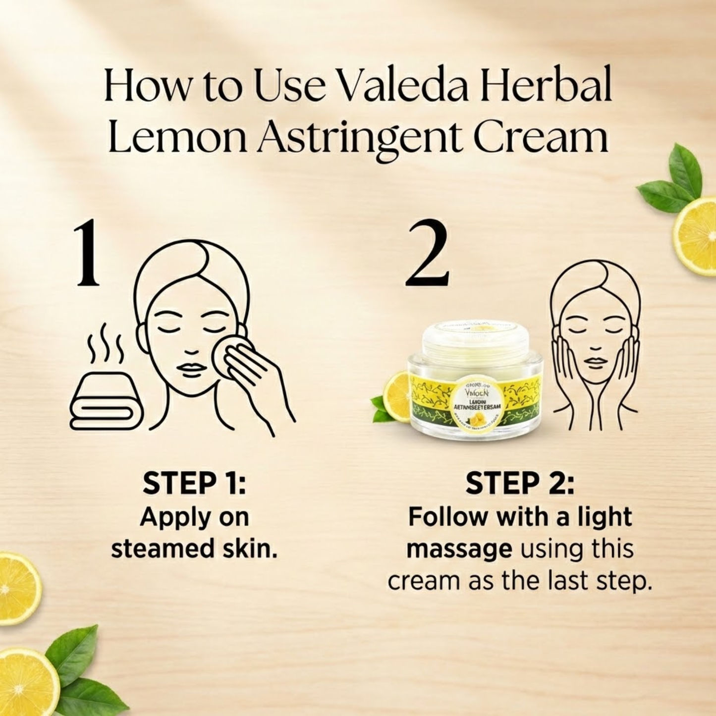 VALEDA HERBAL LEMON ASTRINGENT CREAM