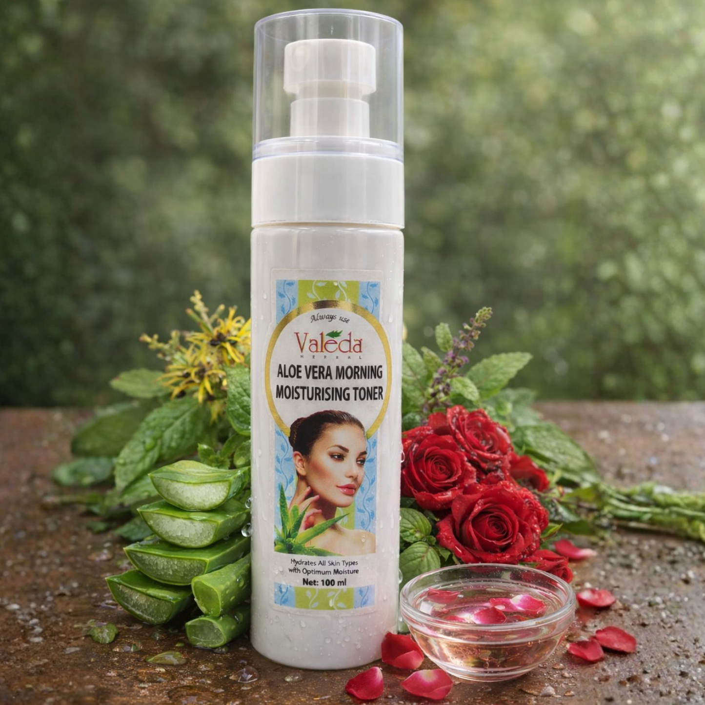 VALEDA HERBAL ALOE VERA MORNING MOISTURISING TONER