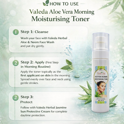 VALEDA HERBAL ALOE VERA MORNING MOISTURISING TONER