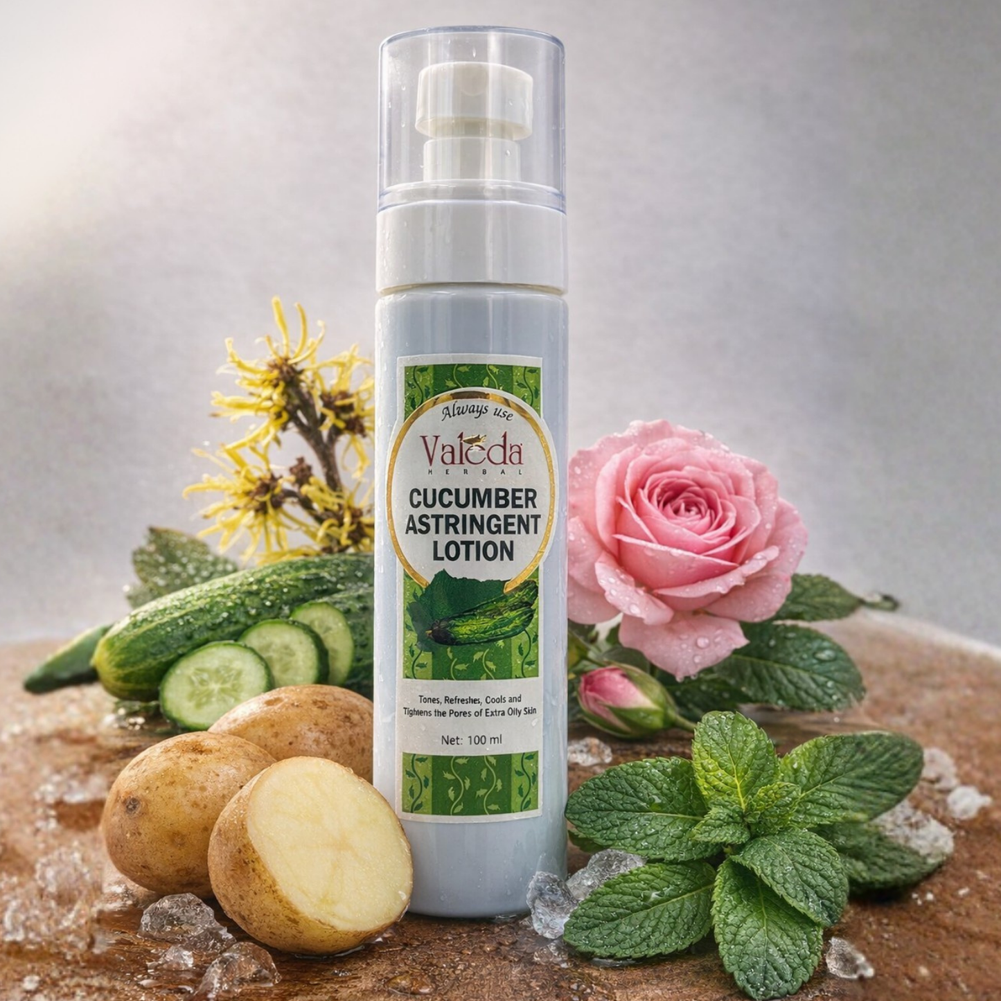 VALEDA HERBAL CUCUMBER ASTRINGENT LOTION