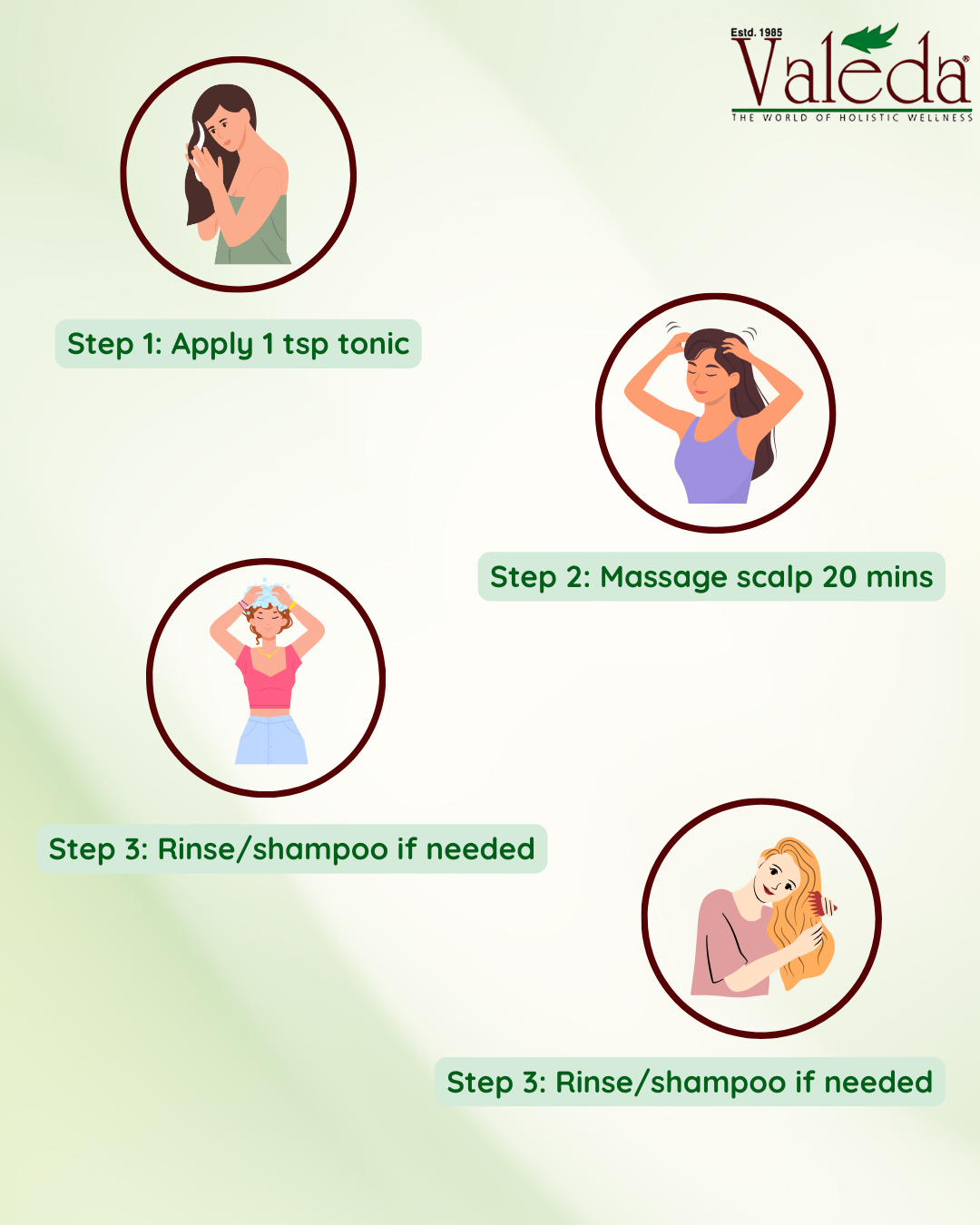 VALEDA HERBAL NEEM & THYME HAIR TONIC