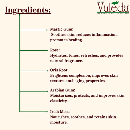 VALEDA HERBAL PISTACIA FOUNDATION CREAM