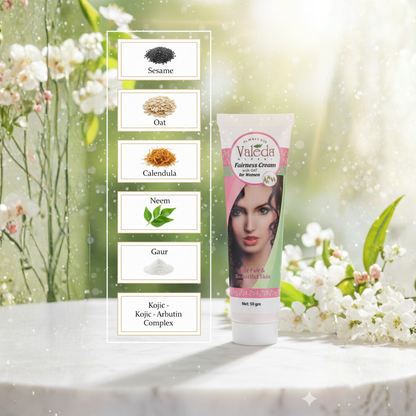 VALEDA HERBAL FAIRNESS CREAM WITH OAT (FOR WOMEN)