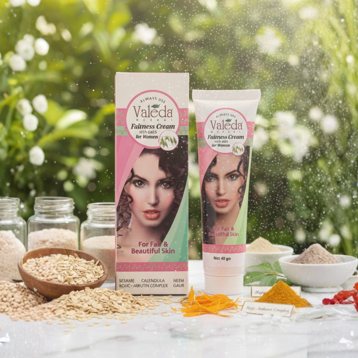 VALEDA HERBAL FAIRNESS CREAM WITH OAT (FOR WOMEN)
