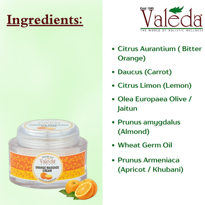 VALEDA HERBAL ORANGE MASSAGE CREAM