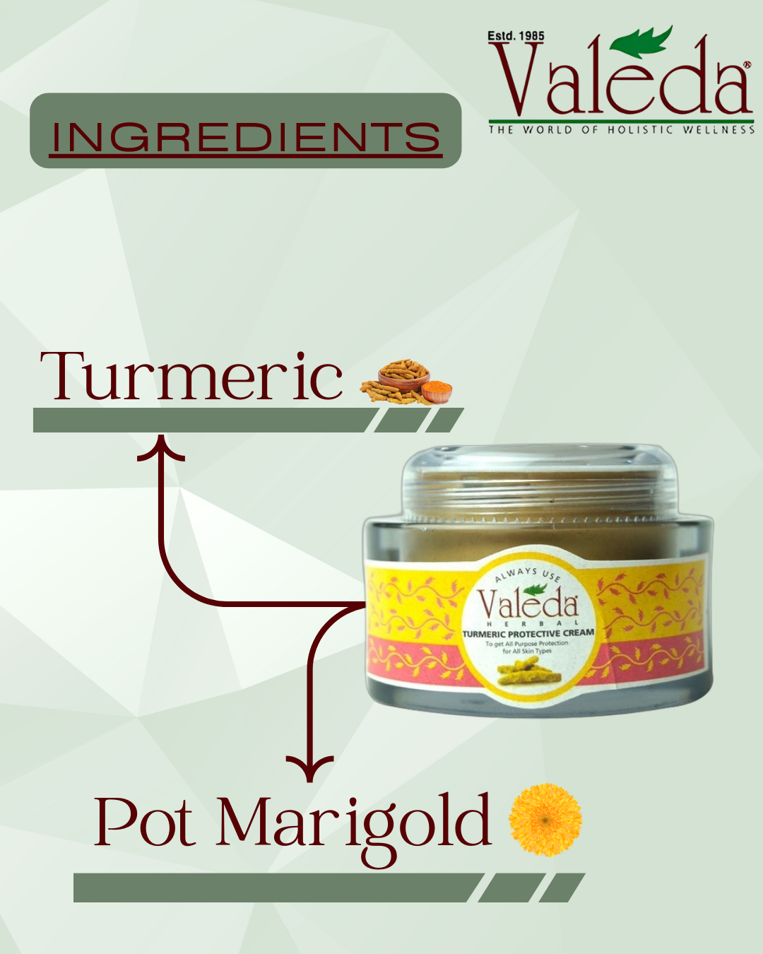 VALEDA HERBAL TURMERIC PROTECTIVE CREAM