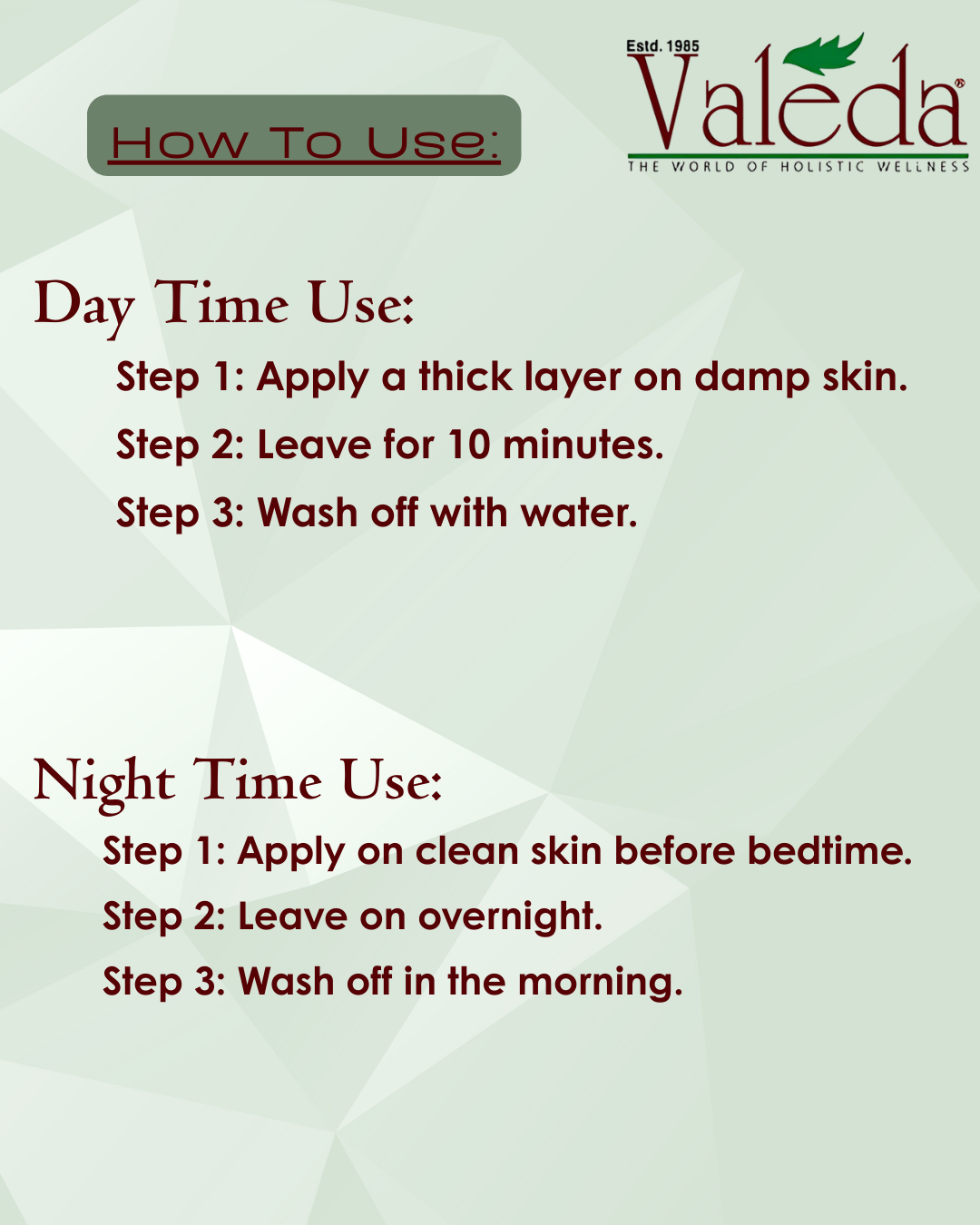 VALEDA HERBAL TURMERIC PROTECTIVE CREAM