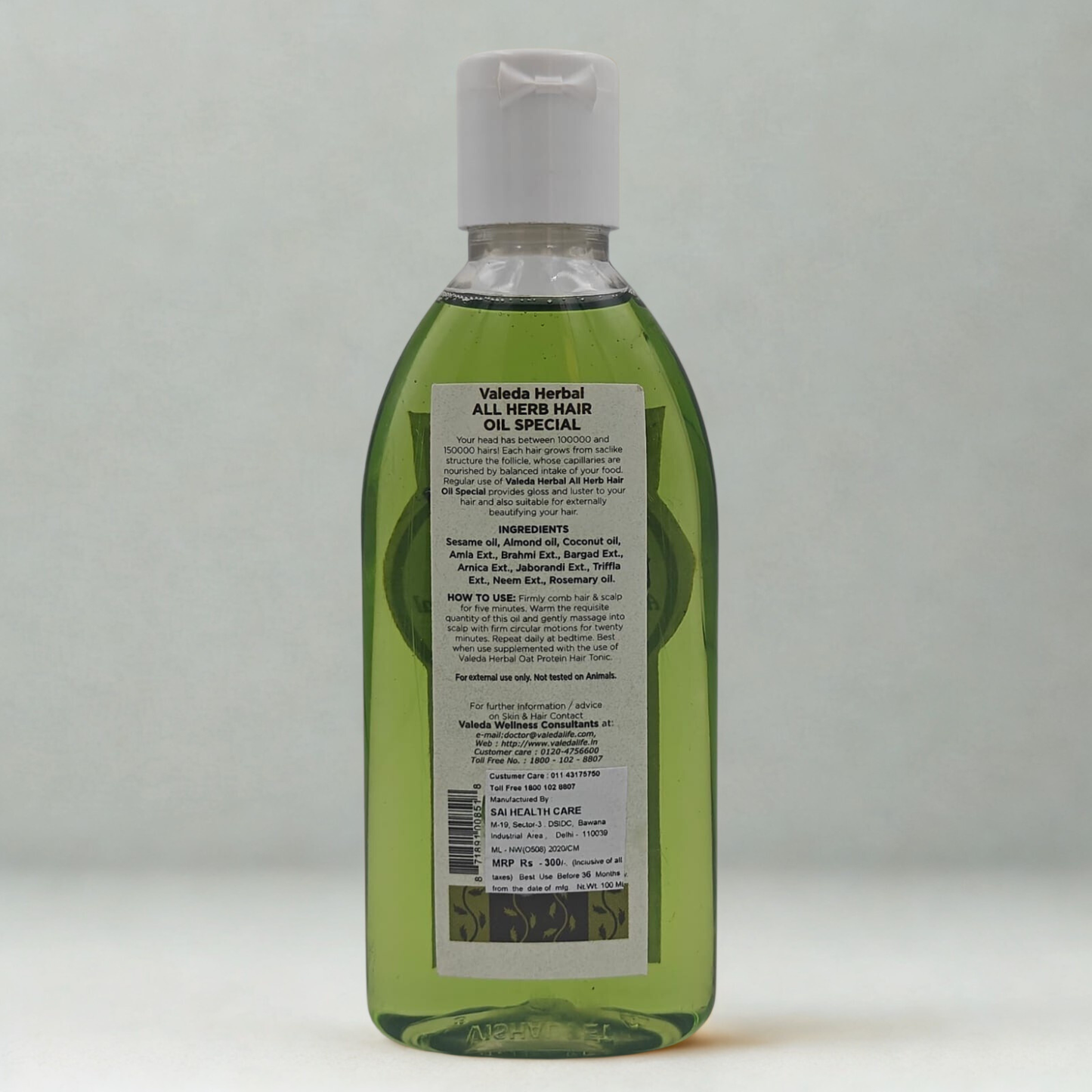 VALEDA HERBAL ALL HERB SPECIAL HAIR OIL