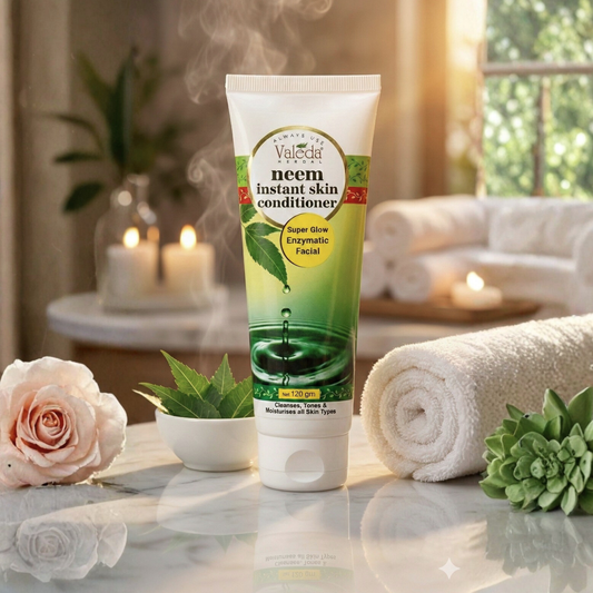 Valeda Neem Instant Skin Conditioner - All in one Skin Care, SLES & Paraben Free, Soap Free 100% Vegan