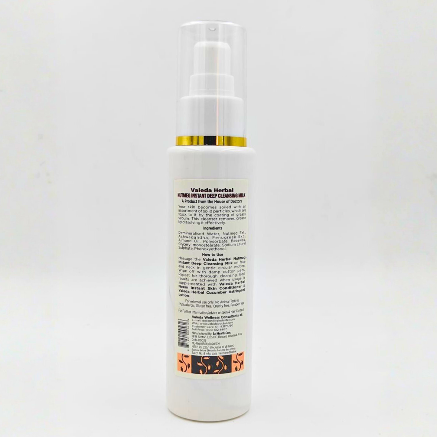 VALEDA HERBAL NUTMEG INSTANT DEEP CLEANSING MILK