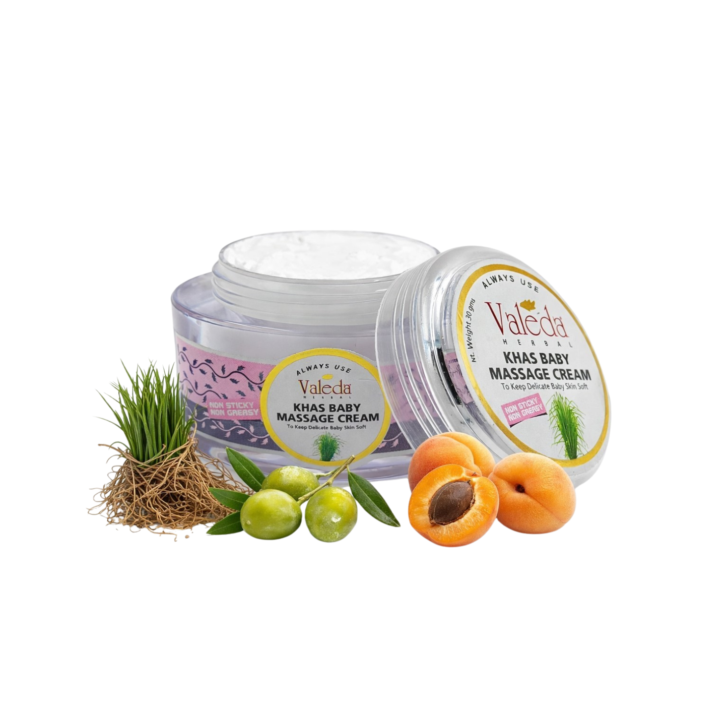 VALEDA HERBAL KHAS BABY MASSAGE CREAM