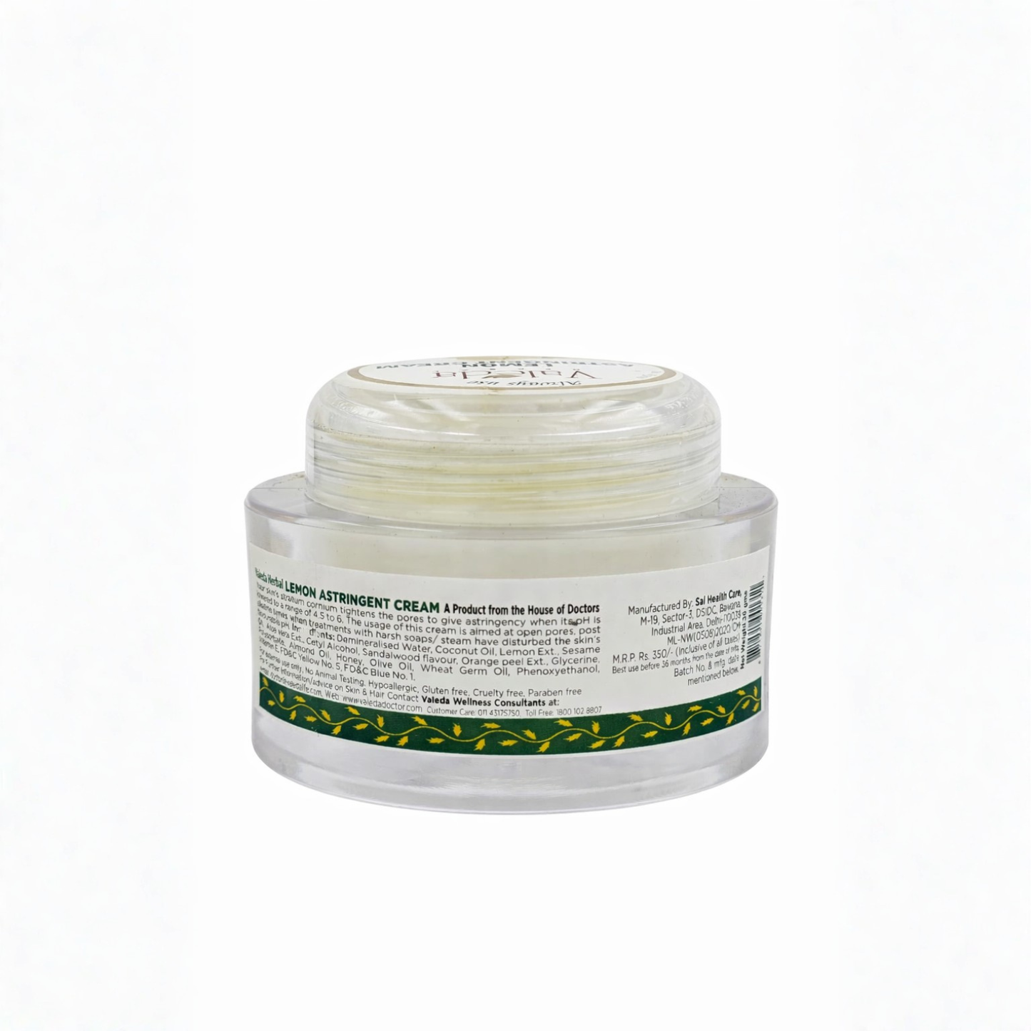 VALEDA HERBAL LEMON ASTRINGENT CREAM