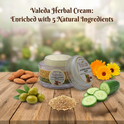 Valeda Herbal Almond Massage Cream