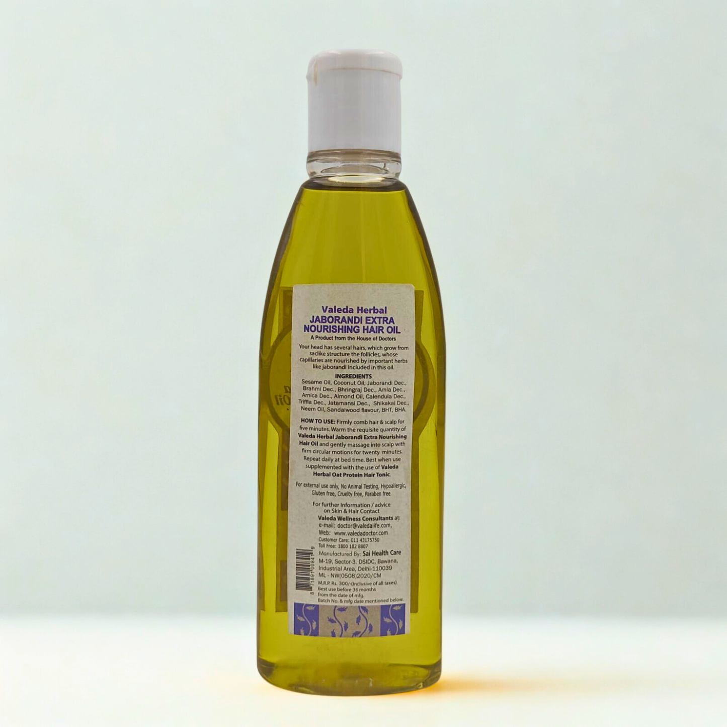 VALEDA HERBAL JABORANDI EXTRA-NOURISHING HAIR OIL