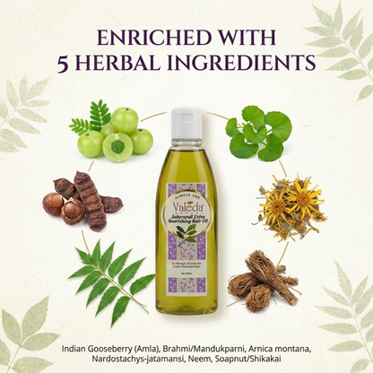 VALEDA HERBAL JABORANDI EXTRA-NOURISHING HAIR OIL