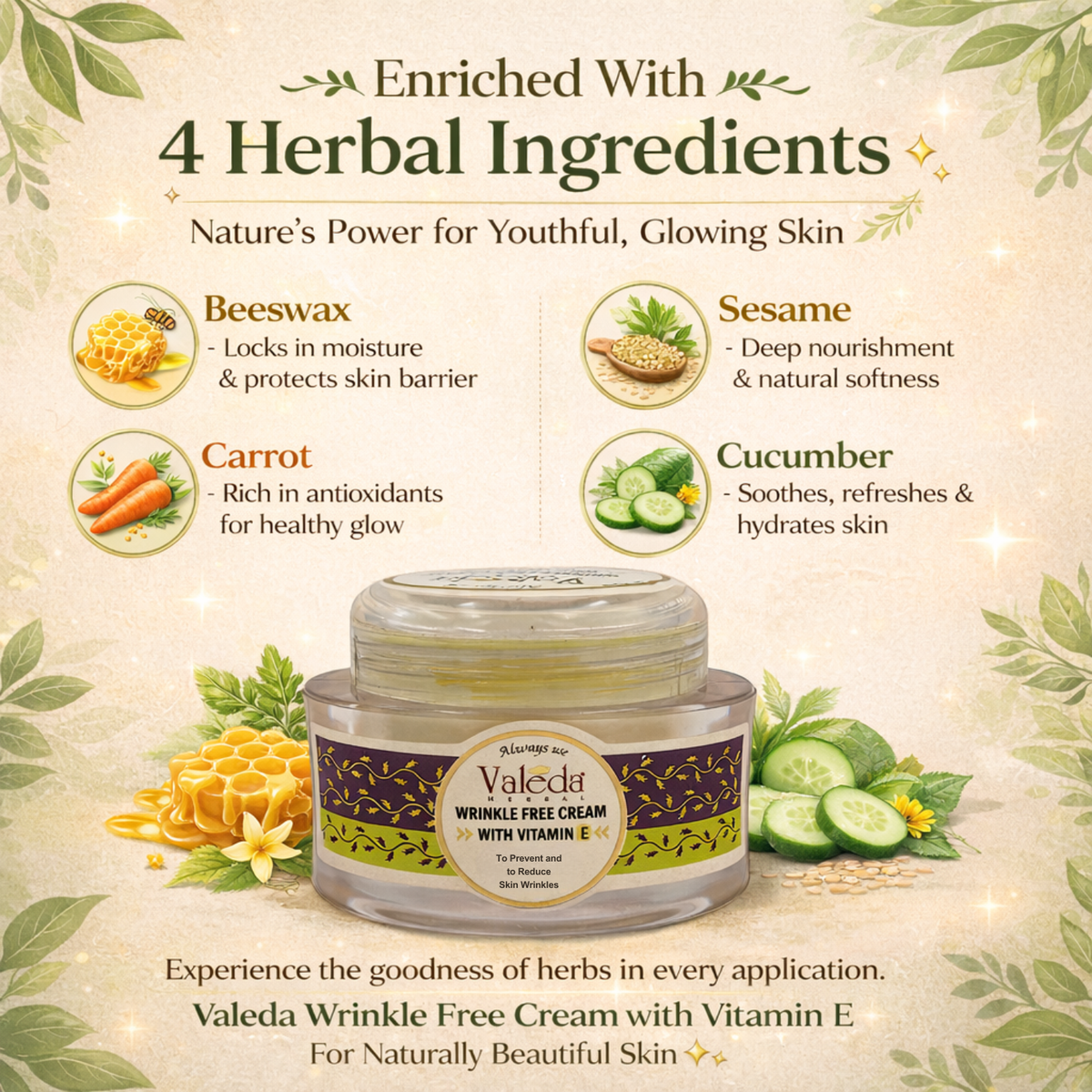 Wrinkle Free Cream with Vitamin - E