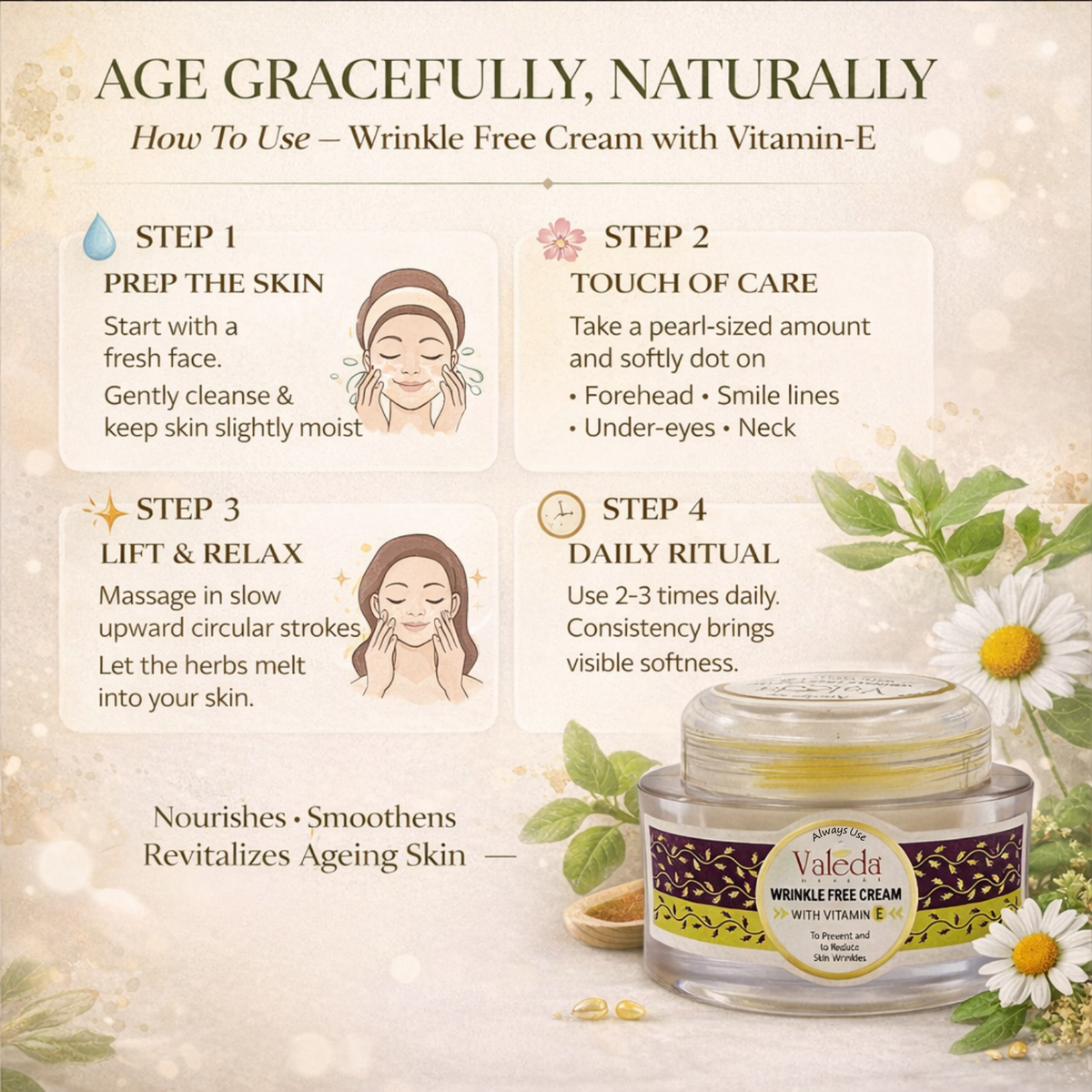 Wrinkle Free Cream with Vitamin - E