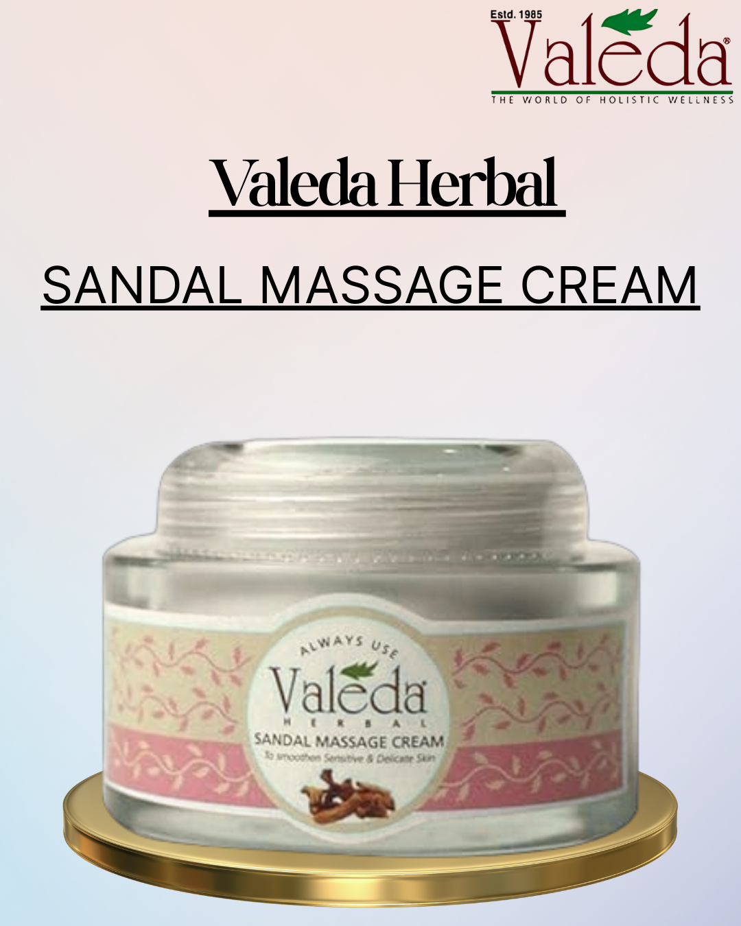 VALEDA HERBAL SANDAL MASSAGE CREAM