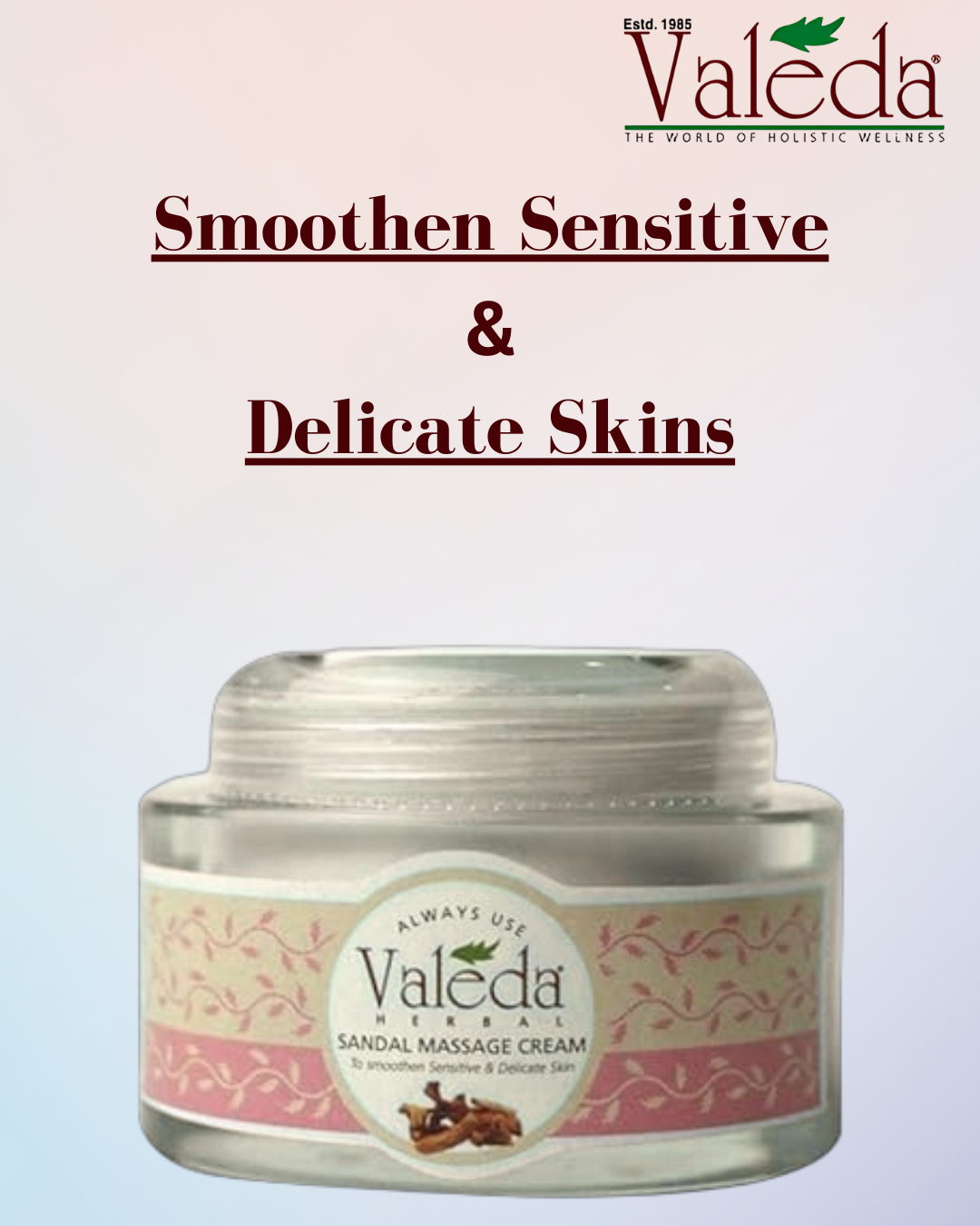 VALEDA HERBAL SANDAL MASSAGE CREAM