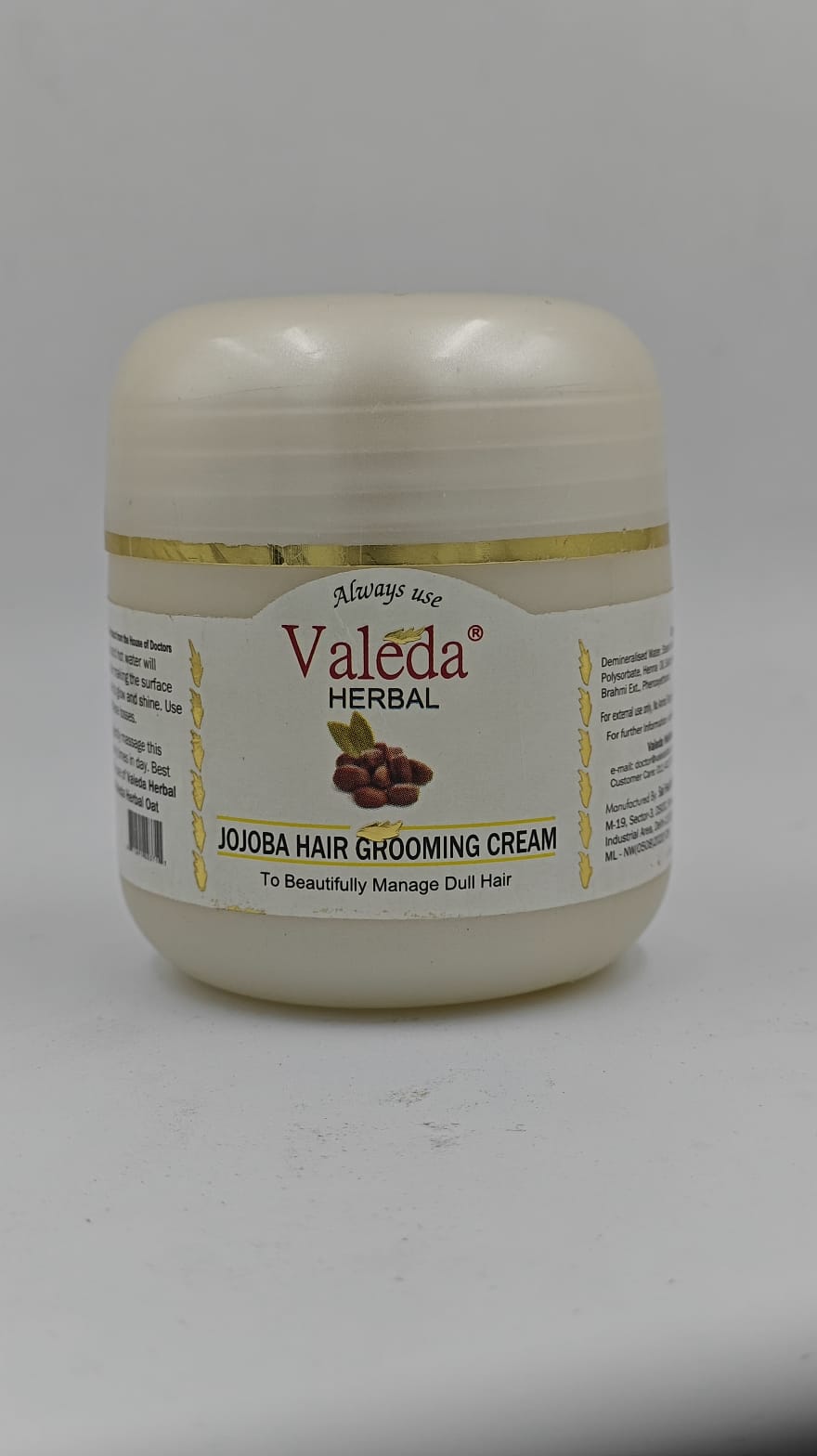 VALEDA HERBAL JOJOBA HAIR GROOMING CREAM