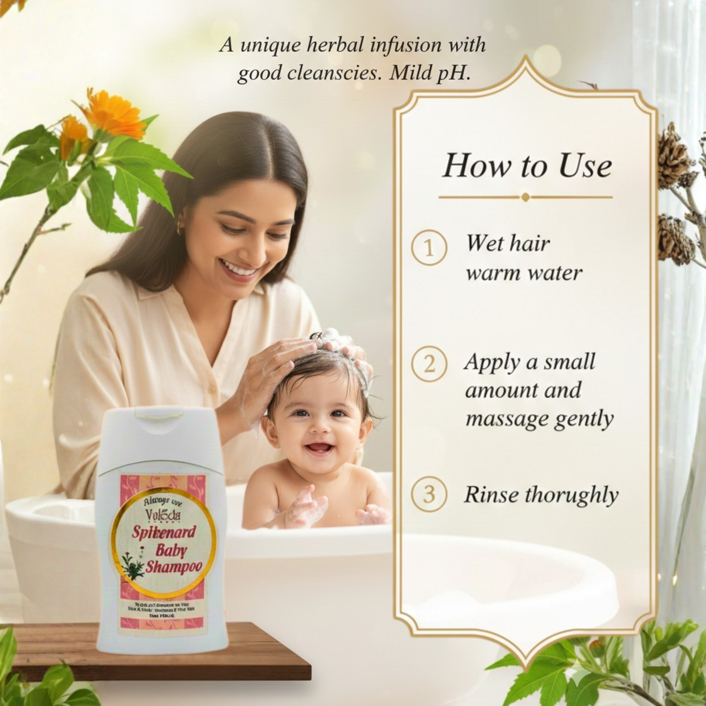 VALEDA HERBAL SPIKENARD BABY SHAMPOO