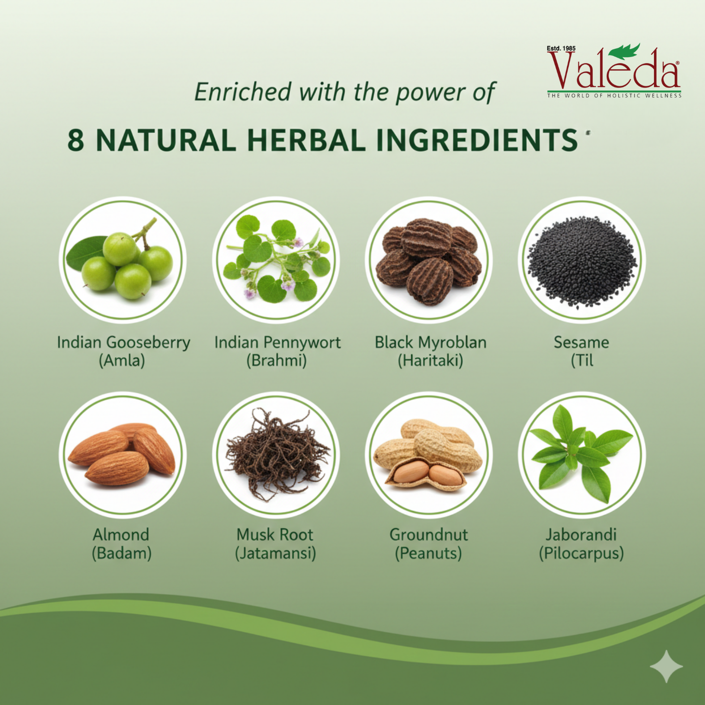 VALEDA HERBAL BRAHMI HAIR OIL