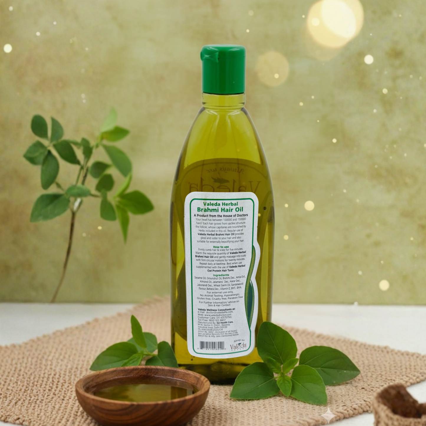 VALEDA HERBAL BRAHMI HAIR OIL